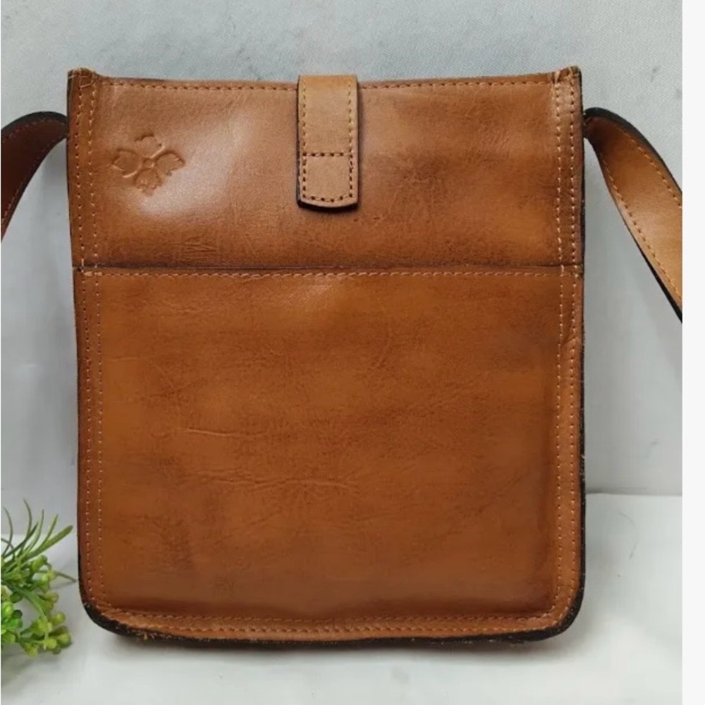 Brighton Tan Embossed Crossbody Bag - Picture 2 of 6